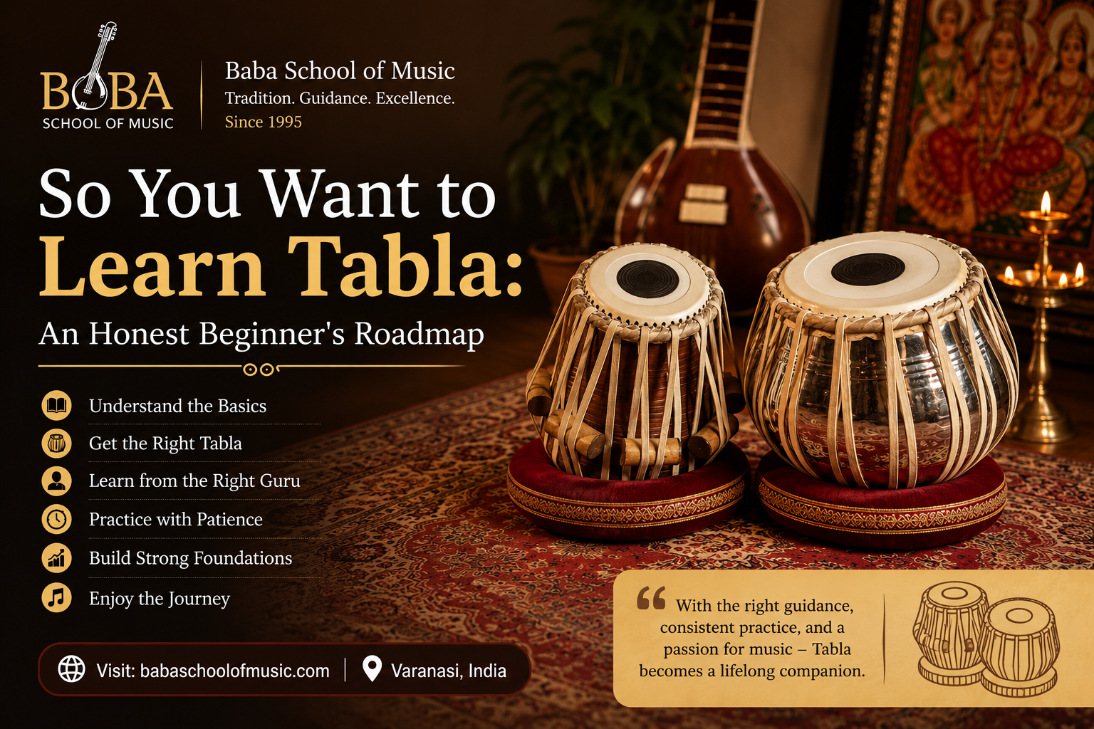Read more about the article So You Want to Learn Tabla: An Honest Beginner’s Roadmap