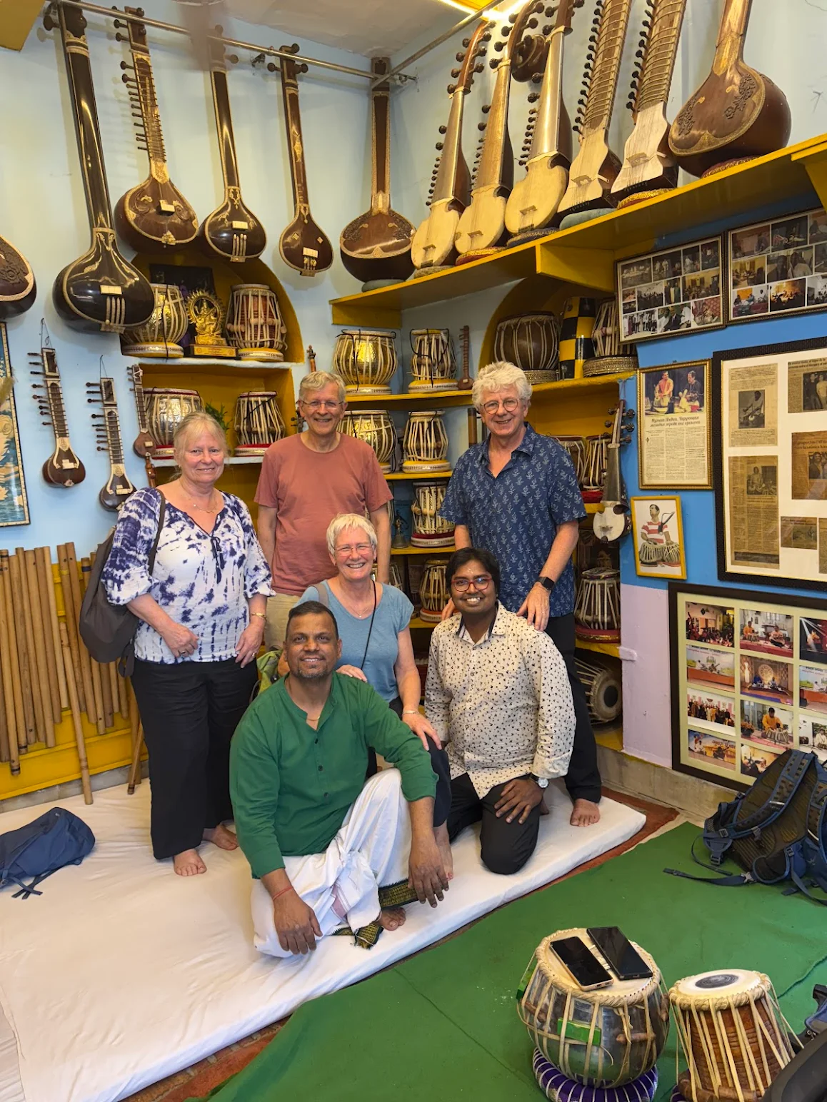 Students practicing classical melody at Baba School of Music